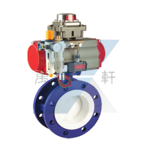 ZSHWF-16K气动衬氟法兰调节蝶阀